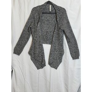Aeropostale Speckled Knit Waterfall Cardigan Sweater Medium